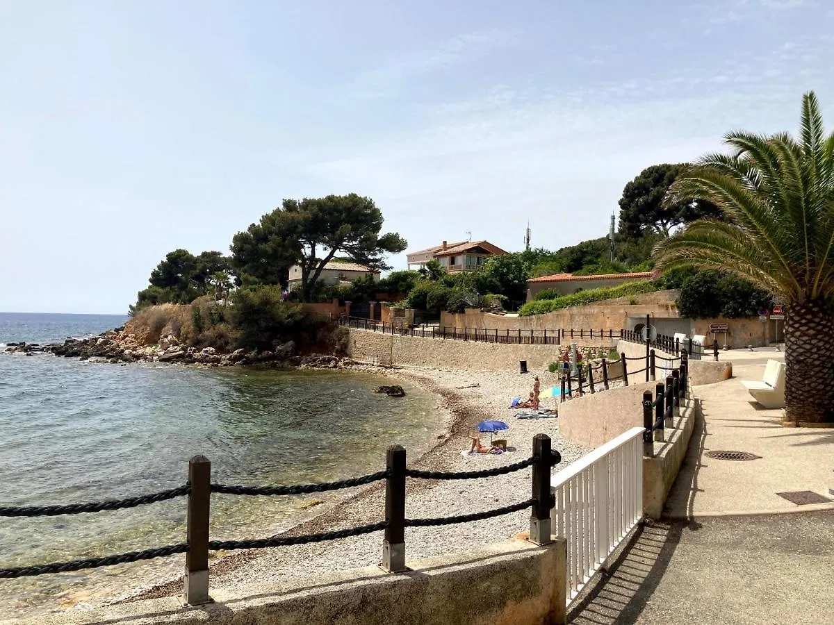 Bandol Azur - 2 Chambres, Balcon, Bord De Mer, Wifi, Climatise Et Parking Prive 0*,
